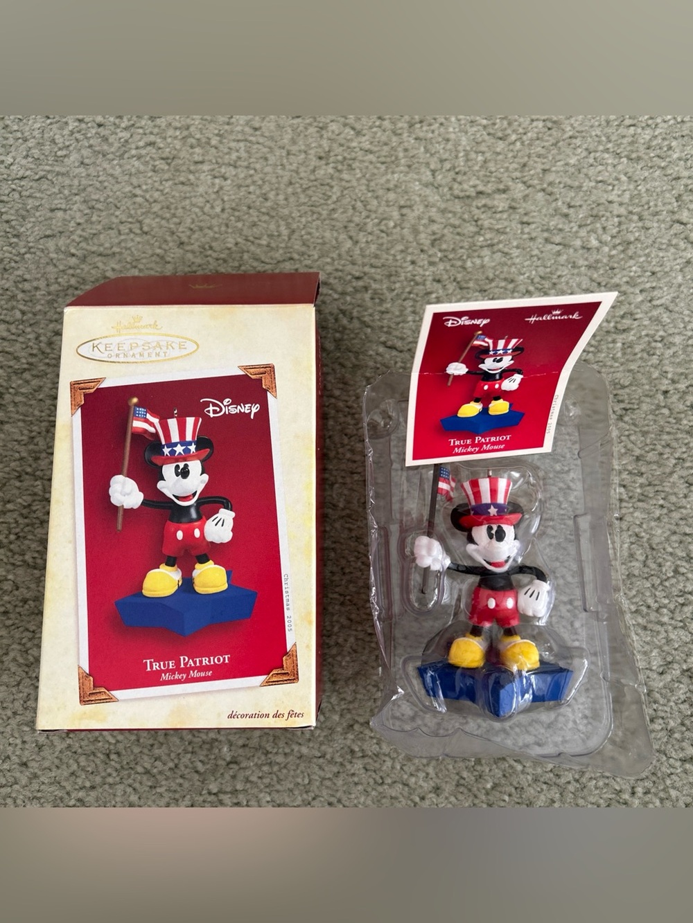 Hallmark Mickey Mouse Patriotic Keepsake Ornament